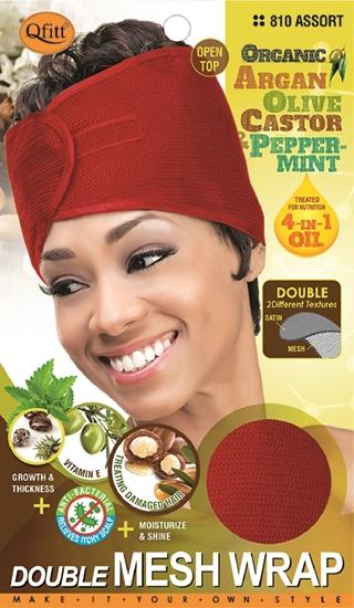 #810 Organic Double Mesh Wrap / Assort (12PC)