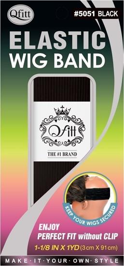 #5051 Elastic Wig Band / Black (12PC)