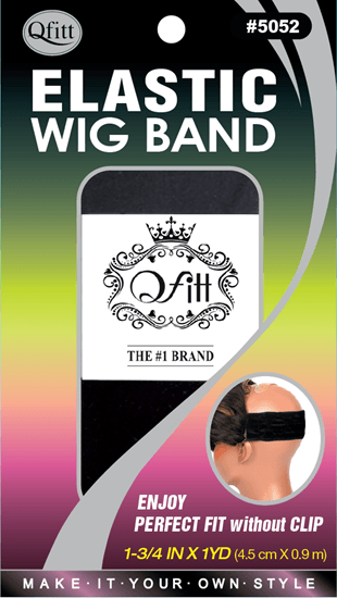 #5052 Elastic Wig Band /Black (12 PC)