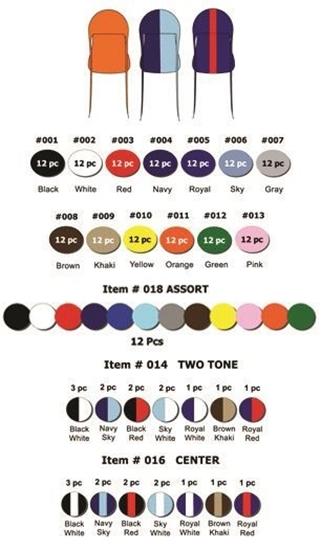 #001 Extra Long Tie Du-Rag -Black (12PC)