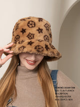 Winter Fashion Fur Bucket Hat #H3369 (PC)