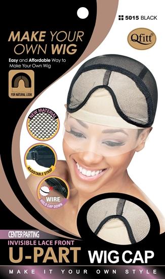 Qfitt Stocking Wig Caps Stretch Mesh Wide Band No Slip Off -2Caps