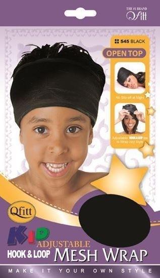 Qfitt Closed Top Mesh Wig & Weave Cap Black #504