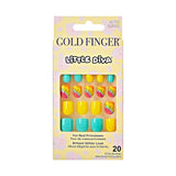#BL Gold Finger Little Diva Fake Nails For Kids (PC)