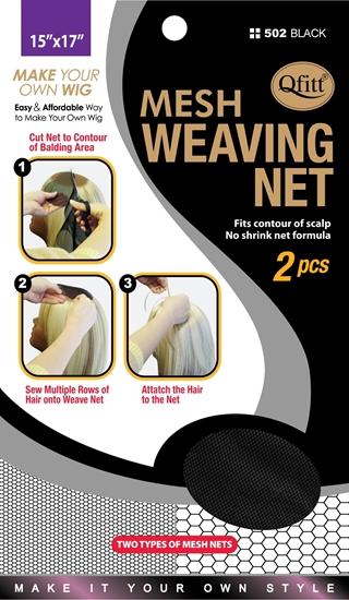#502 Mesh Weaving Net / Black (12PC)