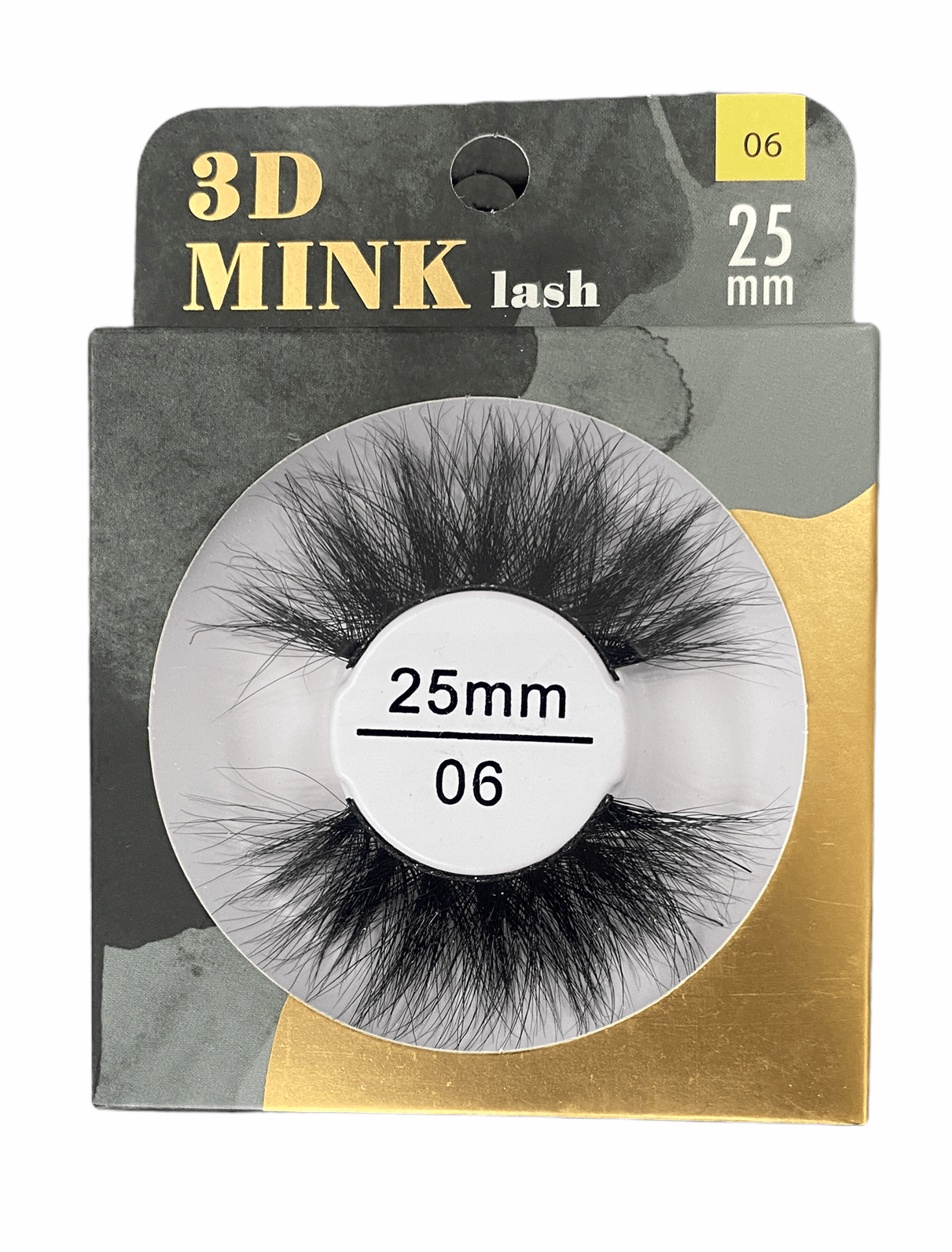 GOLD Miz Lash 3D Mink 20mm/25mm/30mm (4PC)