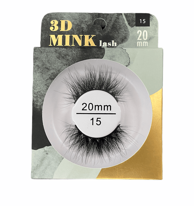 GOLD Miz Lash 3D Mink 20mm/25mm/30mm (4PC)