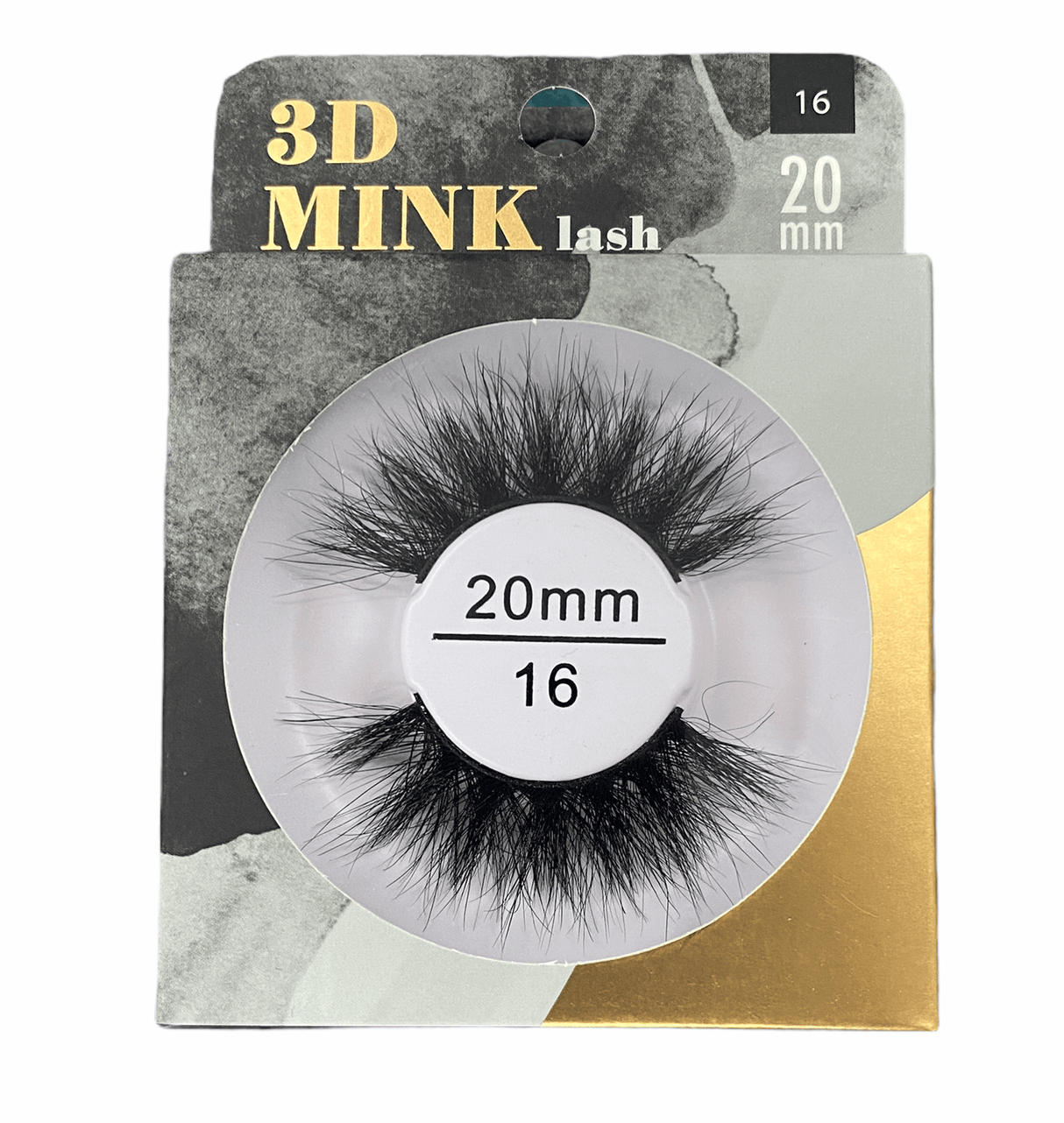 GOLD Miz Lash 3D Mink 20mm/25mm/30mm (4PC)