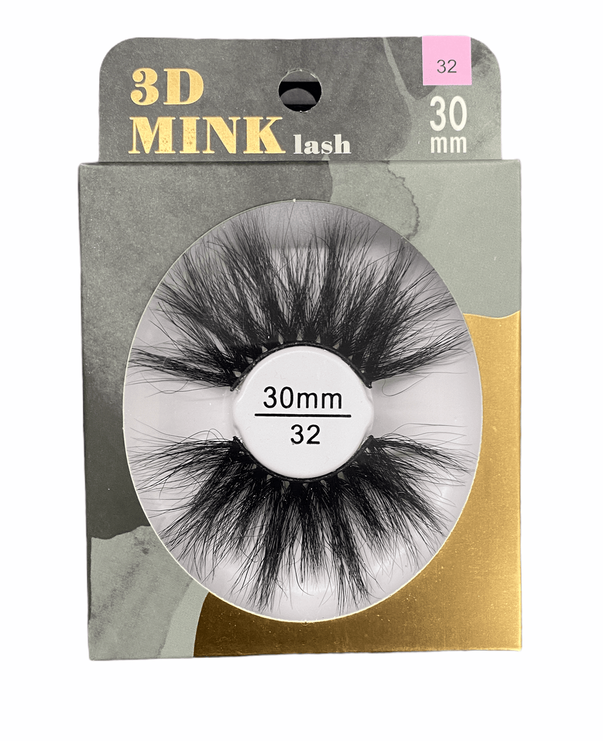 GOLD Miz Lash 3D Mink 20mm/25mm/30mm (4PC)