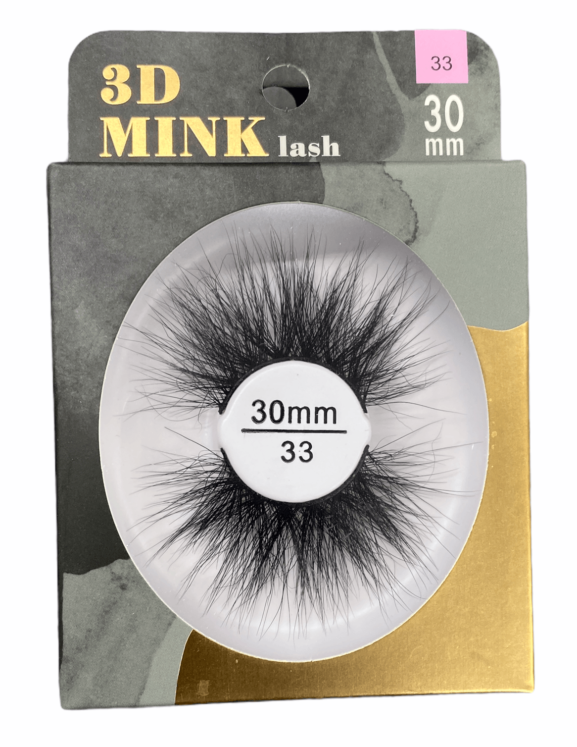 GOLD Miz Lash 3D Mink 20mm/25mm/30mm (4PC)