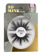 GOLD Miz Lash 3D Mink 20mm/25mm/30mm (4PC)