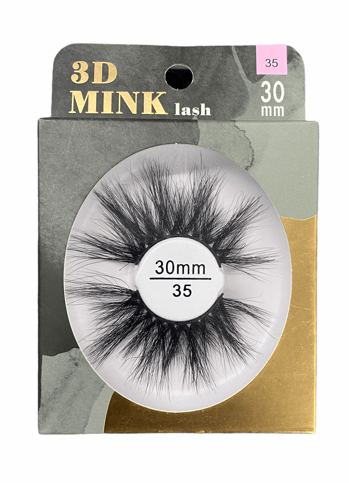 GOLD Miz Lash 3D Mink 20mm/25mm/30mm (4PC)