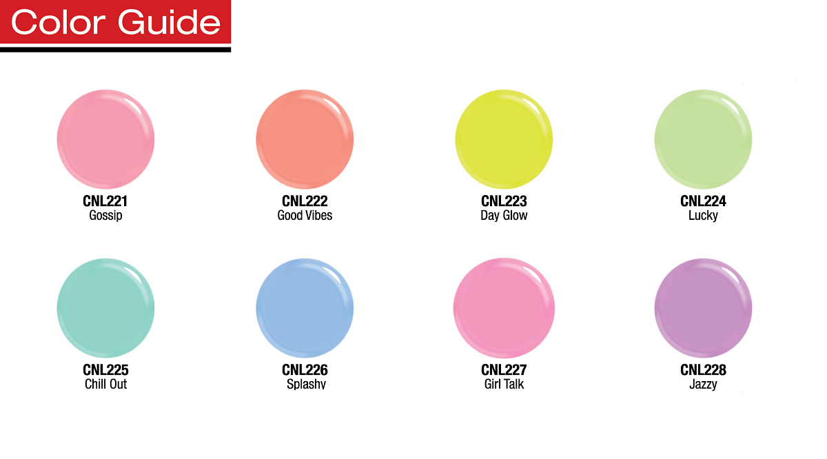 LA COLORS Creamy Neon Nail Polish #CNL (3PC)