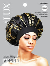 #7041 Lux Pattern Luxury Silky Satin Bonnet - Aztec / Assort (6PC)