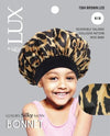 #7304 Lux Pattern Luxury Silky Satin Bonnet for Kids- Leo / Assort (6PC)