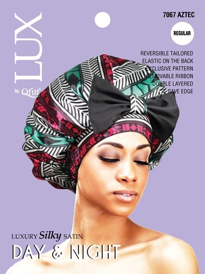 #7067 Lux Pattern Luxury Silky Satin Day & Night - Afro / Assort (6PC)