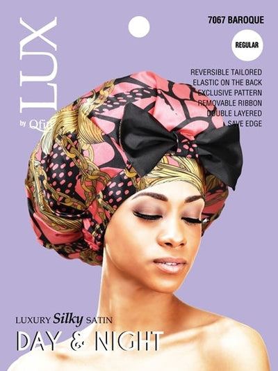 #7067 Lux Pattern Luxury Silky Satin Day & Night - Afro / Assort (6PC)