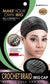 #5019 Premium Micro Crochet Braid Wig Cap / Black (12PC)