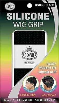 #5098 Qfitt Silicone Wig Grip / Black (12PC)