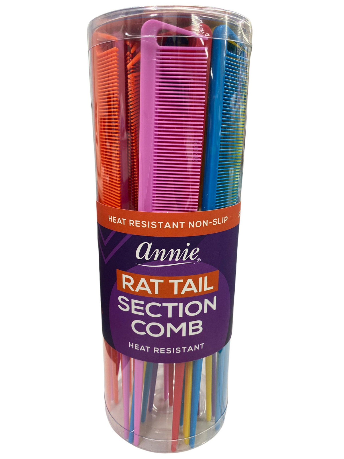 #349 Annie Rat Tail Section Comb Assort Color (36PC) - YoungsGA.com ...