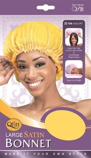 #156 Large Satin Bonnet / Assort (12PC)