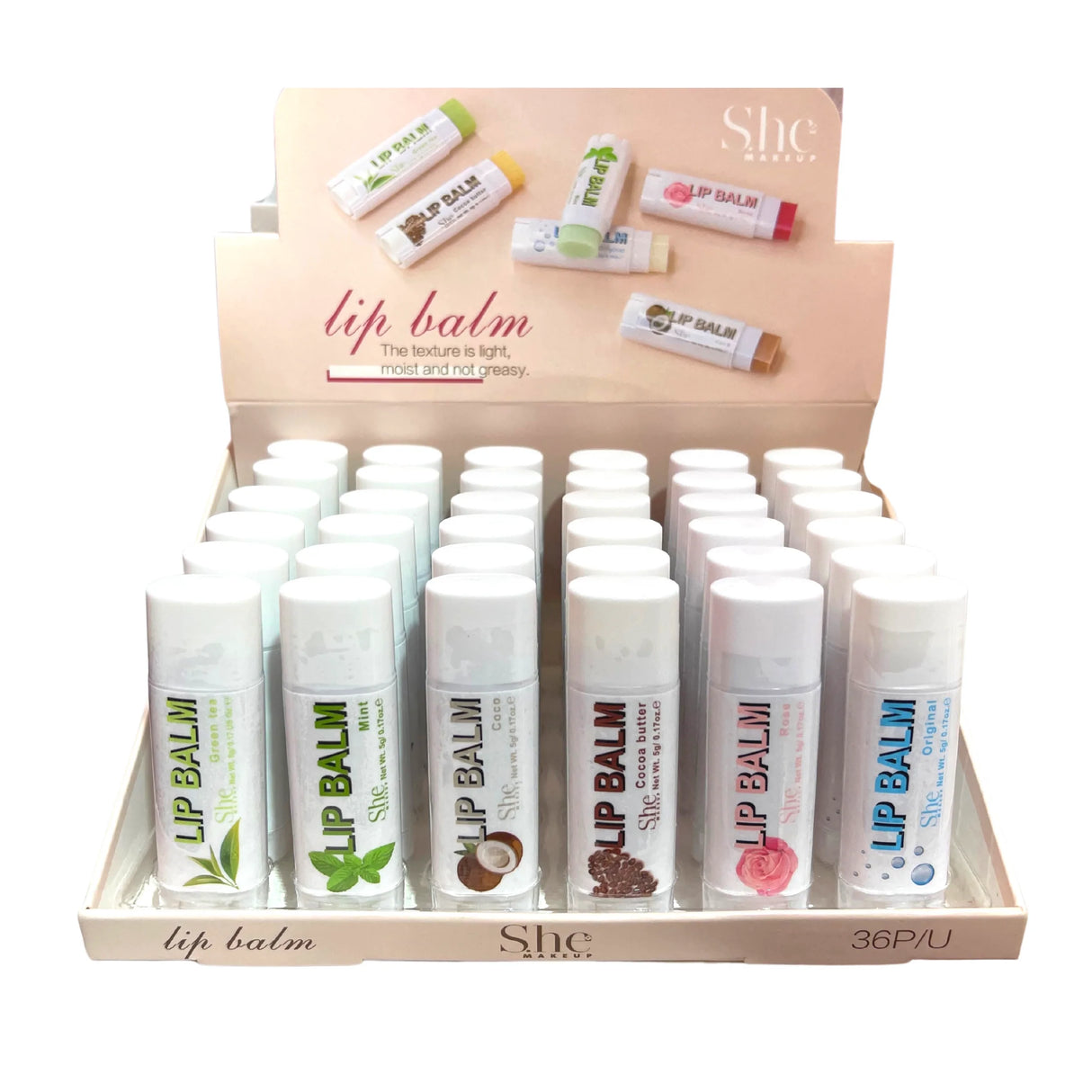 She Lip Balm Set #LG16 (36PC)