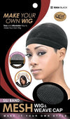 #5004 Mesh Wig & Weaving Cap / Black (12 PC)