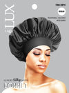 #7008 Lux Luxury Silky Satin Bonnet / Onyx (6PC)