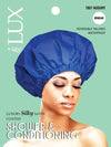 #7057 Lux Luxury Silky Satin Coated Shower & Conditioning Cap / Assort (6PC)