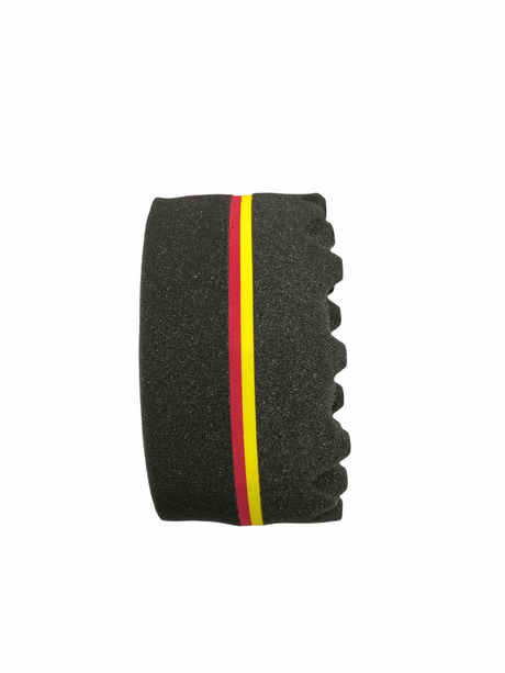 #H-6021 Large Two Side Spiky Twist Hair Brush Sponge With Small Hole (PC)