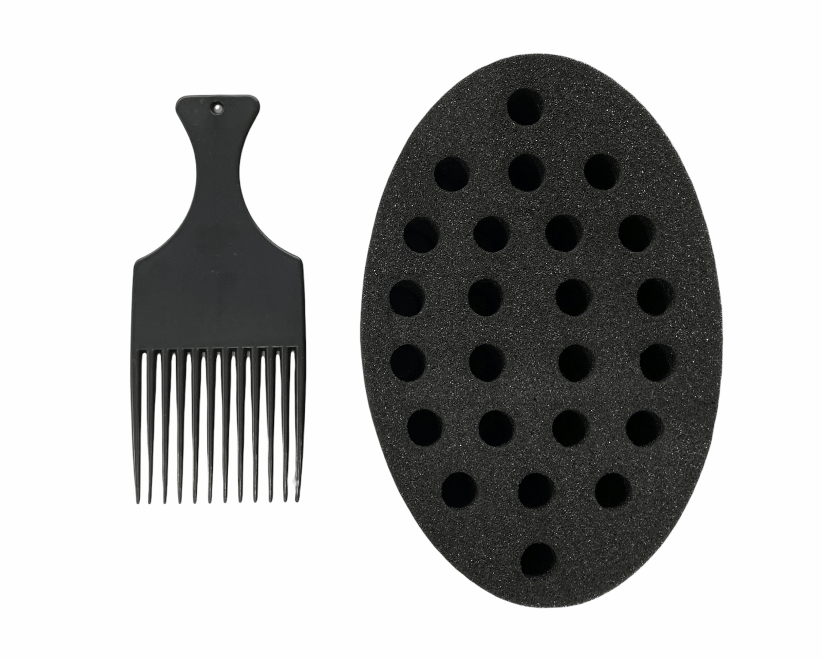 Double Sides twist hair brush sponge,Sponge Brush for Natural,Afro coi –