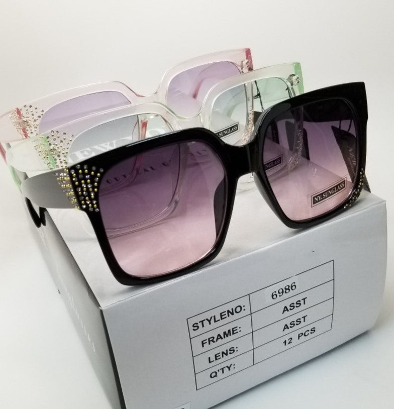 Wholesale Fashion Sunglasses #6986 (12PC)