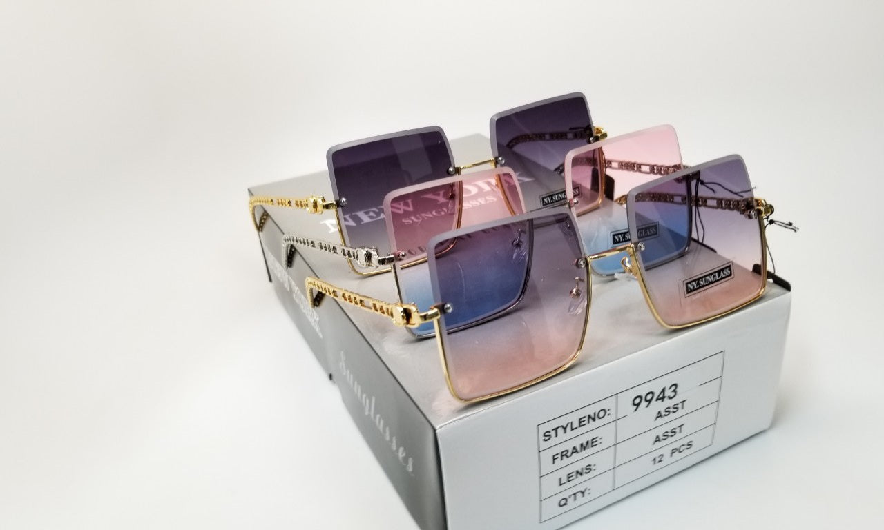 Wholesale Fashion Sunglasses #9943 (12PC)