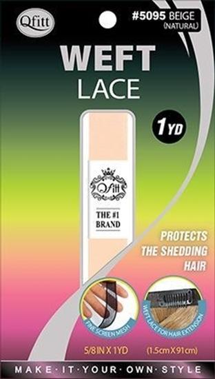 #5095 Weft Lace 1 Yard / Beige (Natural) (12PC)
