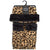 Adult Fleece Jaguar Print with Fur Trim Winter Set #WSET92